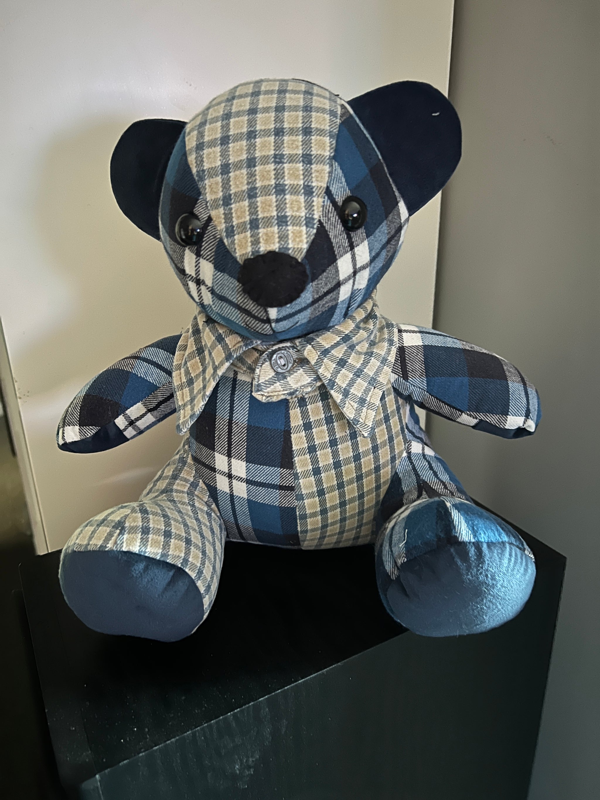 Teddy bears made out of loved ones clothing online